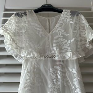 Classy wedding shower/bachelorette/bridal dress- size small